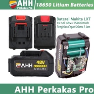 AHH Perkakas Makita Lxt Baterai 18650 Batre Pemotong Rumput 48v Impact Wrench Bor Cordless Gerinda