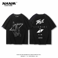 Hundred Big dj Electronic Music avicii avicii a God Short-Sleeved t-Shirt Men Women Pure Cotton Half