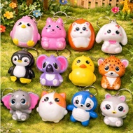 GANTUNGAN Squishy animal Character - Squishy Keychain - Squishy Toy Slow Press Decompression Pinch s