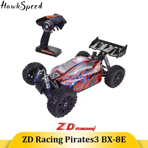 ZD Racing Pirates3 BX-8E 1:8 90KM/h 4WD Brushless RC Buggy, 9020 V3 Remote Control Electric Car for 