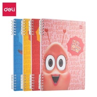 Ring Binder File | Refillable Loose-Leaf Notebook Deli Larva B5