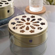 Mosquito Incense Container with Stainless Steel Handle, Mosquito Incense Tray with Safe Lid -IP888