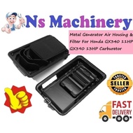 Metal Generator Air Housing & Filter For Honda GX340 11HP GX390 13HP Carburetor