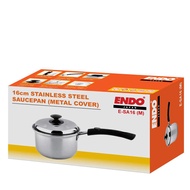 16CM STAINLESS STEEL ENDO SAUCEPAN+COVER