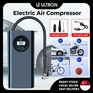 SG🚚 | Portable Electric Air Compressor Inflator Air Pump Rechargeable For Motorcycle Car Bicycle Truck Basketball