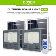 Dosen Solar light outdoor lighting 2000W Solar Spotlight lampu solar IP67 Waterproof solar led Stree