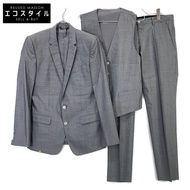 Dolce & Gabbana 灰色 MARTINI 羊毛三件式西裝，48 碼（二手）