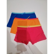 BOY GIRL 3 PCS Pack Kids girl Plain Brief Boxer/ PLAIN WARNA SELUAR DALAM BOXER BUDAK PEREMPUAN
