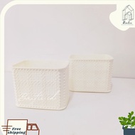 Hoveli BASKET Pen Holder SHABBY Woven Spoon Rack MINISO JA-5003/PLASTIC BASKET STORAGE