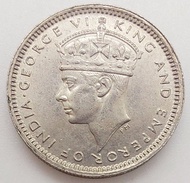 1939年香港銀色伍仙/流通幣/1939/British Hong Kong Five Cents/Circulation coins/Ref47477