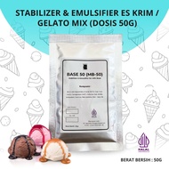 Base 50 (stabilizer+emulsifier) for gelato and ice cream Halal