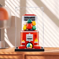 Clear Dustproof Cover Box 透明防尘罩收纳盒 Kotak Debu For Lego 21358 Minifigure Gumball Machine