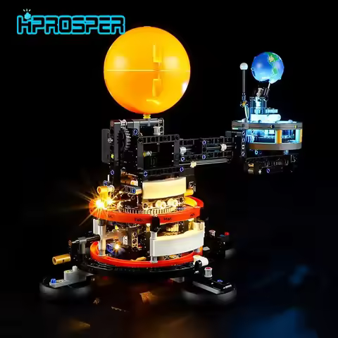 HPROSPER 5V LED Lighting (No Model) For Lego 42179 Technic Planet Earth and Moon in Orbit Light Up y