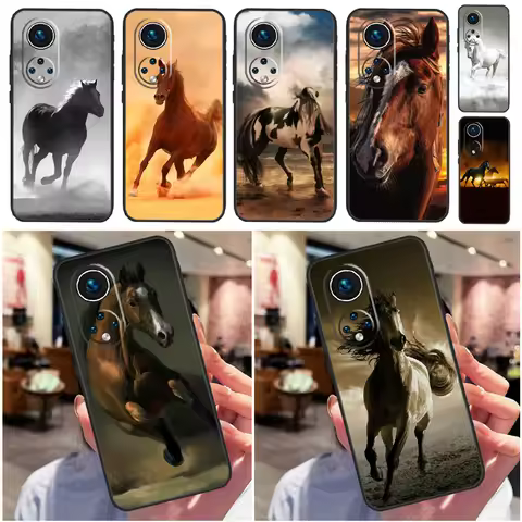 Running Horses Animal Case For Honor X8b X9b X9a X8a X8 X9 X9c 50 70 90 Lite Honor 200 Pro Magic 7 5