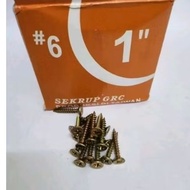 ZOLO 6X1 Yellow Grc Screws Grc Board Nail/s Carlsi Board Screws