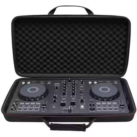 DJ Backpack for Pioneer DDJ-400 DDJ-FLX4 DJ Mixer Case Carrying Case Travel Protective Box Adjustabl