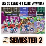 LKS Tematik Kelas 4 SD Tema 6 7 8 9 Semester 2 Penerbit Swadaya Murni