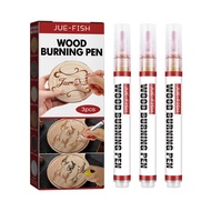 Jue-Fish Wood Burning Pen Set Wood Mark Childrens Diy Soldering Brush Wood Burning Marking Pen Set