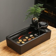 Fountain Decorations Opening Decorations Chinese Small Desktop Coffee Table Lucky Water Circulation 