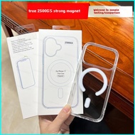 BY2 Applicable apple Gauss 2500 strong magnet Mobile phone shell Transparent Magsafe protective cove