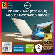 DELL INSPIRON 14 5490-2142MX2G-W10-FHD-SSD LAPTOP GOLD (I5-10210U/8GB/256GB SSD/14 FHD/2GB MX230/W10
