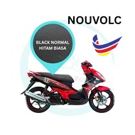 SEAT COVER MOTOR BLACK HITAM SARUNG TEMPAT DUDUK YAMAHA NOUVO LC 135 NOUVOLC 135