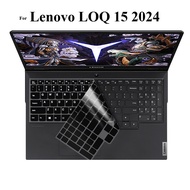 Silicone Laptop Keyboard Film for Lenovo LOQ 15 2024 15 IRX9 / 15 IAX9I / 15 IAX9 / 15 ARP9 15 AHP9 