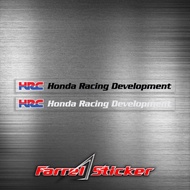 HRC stickers honda racing development car sticker stickers