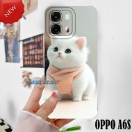 HP [GCS294] Fashioncase OPPO A6s - A6x - A6T - A6 - A6T Pro cute Cat motif Latest Aesthetic Current