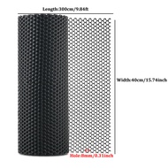 Plastic Mesh Fencing 40cm x 300cm 3mm-12mm Hole Size Chicken Wire for Garden Pet Enclosure Rabbit & 