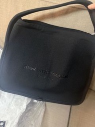 Alexander Wang Black Ribbed Knit Ryan Bag
