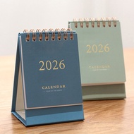 100%Ready Stock🇲🇾 2026 Mini Size Desk-Top Flip Table Calender【2025JULY-2026DEC】Monthly Planner Yearl