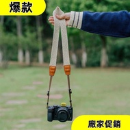 Summer Hot Sale✨Suitable for Canon R50R6R8 Camera Shoulder Strap Fuji XT5 Sony A7M4 One-Shoulder Mes
