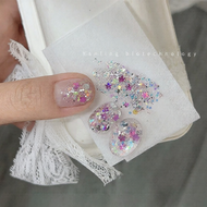 ADHERE Summer Symphony Series Glitter Gel UV/LED Cured Nail Art Polish Flashing Japanese Style 5g Br