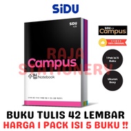 CAMPUS NOTEBOOK 42 SHEETS KOREA SiDU RULED CAMPUS LINE NOTEBOOK SINAR DUNIA SCHOOL NOTEBOOK B5 BOXY 