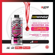 [HYO MOTO] SILVER WINGZ Ester-based Semi Synthetic SAE 10W40 - 4T Scooter Engine Oil