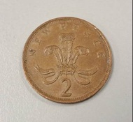 絕版硬幣--英國1980年2便士-伊莉莎白二世新便士時期 (Great Britain 1980 2 Pence - Elizabeth II New Pence)