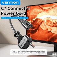 Vention C7 Connector Power Cord 2pin 250V/2.5A C7 US Power Extension Cord For PS4 Apple TV Printer C