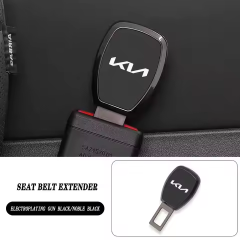 Car Seat Belt Extender for KIA Sportage Rio Ceed Picanto K5 K9 Cadenza Sedona Sorento Leather Safety
