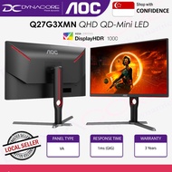 AOC 27"Q27G3XMN 1440P 2K 180Hz MINI-LED VA GAMING MONITOR (3YRS ONSITE)