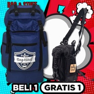 ( BISA COD / BAYAR DI TEMPAT ) BELI 1 GRATIS 1 - BELI 1 EXPLORER TAS GUNUNG 60 L + GRATIS 1 HUNTER T