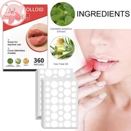 ruelen 360pcs Mouth Blister Patch Cold Sore Lip Blister Patch Cold Sore Healing Hydrocolloid Lip Car