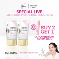 [Bundle Special Live] Bio Beauty Lab Luxurious Perfecting Sunscreen SPF 50+ PA ++++ 50g | 3-in-1 Hyb