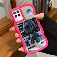 Casing For Samsung A22 M22 M32 Case Cellphone Casing Mirror Casing Silicone Softcase HP Alien Patter