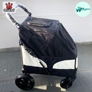 Pet Stroller For Large Dogs 30kg Dogs Pet 4-wheel Travel Stroller BL06A