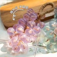 In Stock Crystal Transparent Grape Soap Cute Realistic Grape Cluster Soap Bathroom Decoration Creati