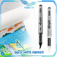 Acrylic Marker White and Black Acrylic Marker Acrylic Marker Crayon Line Thickening Marker Acrylic M