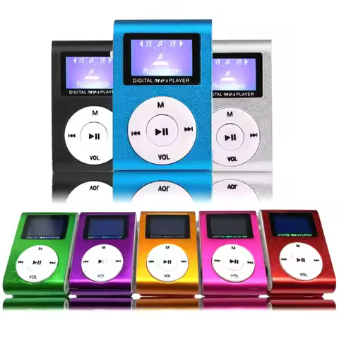 MP3 Music Player 128M Song Card Portable Mini Music Player with Metal Shell for Students Sports Runn