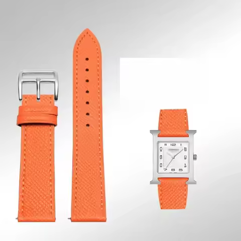 For Hermes 14/16/18/20mm Fashionable Comfortable Soft cowhide Women Bracelet Genuine Leather Watch S