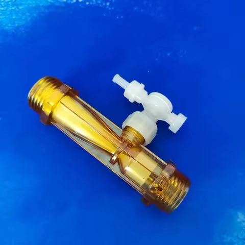 1/2“ PVDF Venturi Injector with Valve for mixing Ozone and water Ozone Proof Venturi Tube Air and Wa